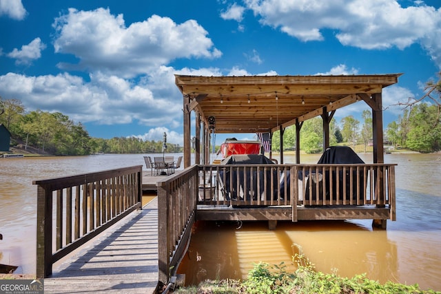 480 Friar Tuck Cir, Covington, GA 30014 - dock area featuring a water view