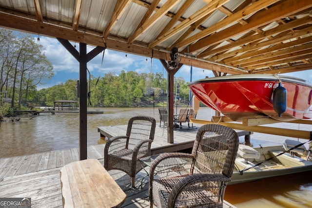 480 Friar Tuck Cir, Covington, GA 30014 - view of dock featuring a water view