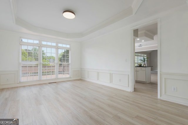 2635 Stonehill Dr, Cumming, GA 30041 - unfurnished room with a healthy amount of sunlight, a decorative wall, and a wainscoted wall