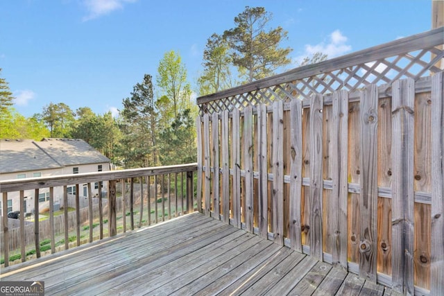 view of deck
