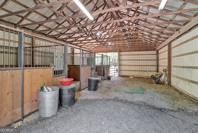 view of stable