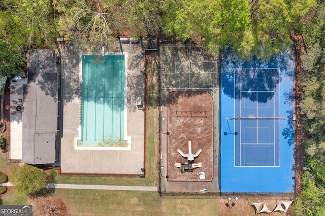 bird's eye view