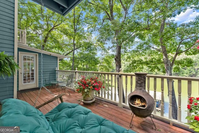 view of deck