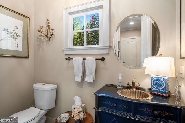 240 Trotters Rdg, Fayetteville, GA 30215 - bathroom featuring vanity and toilet