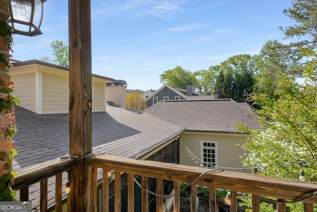 240 Trotters Rdg, Fayetteville, GA 30215 - exterior space with roof with shingles and a chimney