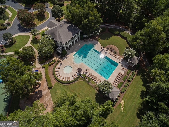 240 Trotters Rdg, Fayetteville, GA 30215 - aerial view