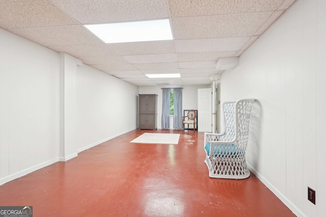 918 Guinevere Way SW, Lilburn, GA 30047 - basement featuring a drop ceiling and baseboards