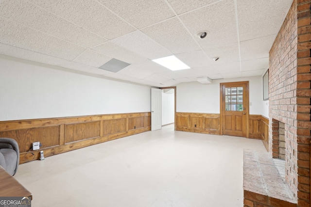 918 Guinevere Way SW, Lilburn, GA 30047 - basement featuring a wainscoted wall and a paneled ceiling