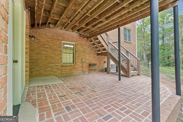 918 Guinevere Way SW, Lilburn, GA 30047 - view of patio featuring stairway