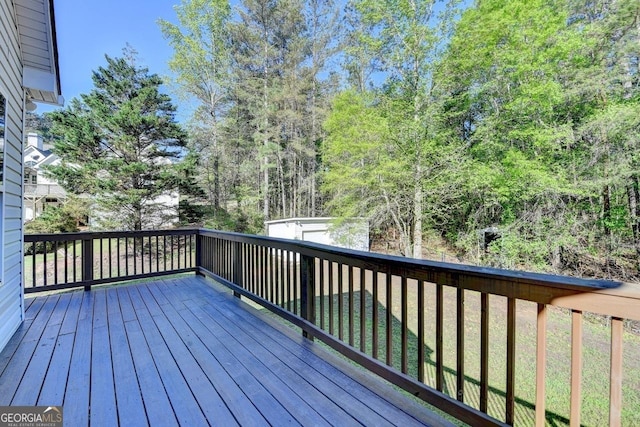 view of deck