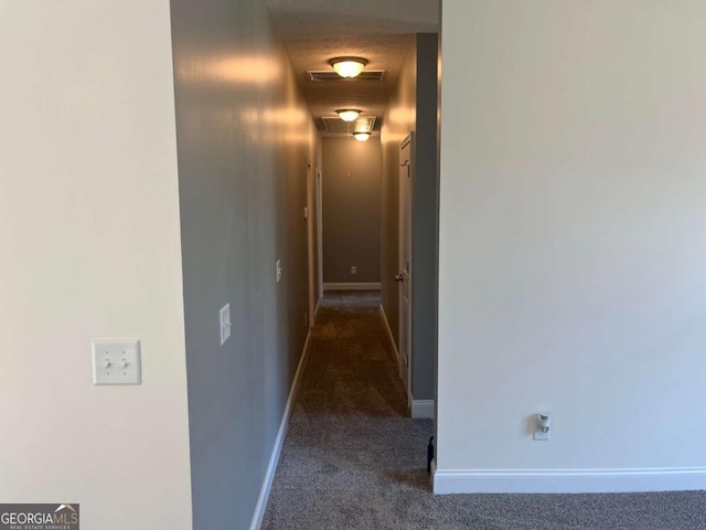202 Gamel Rd, Dallas, GA 30157 - corridor with baseboards, visible vents, and carpet floors