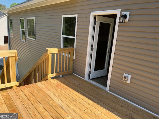 202 Gamel Rd, Dallas, GA 30157 - view of wooden deck