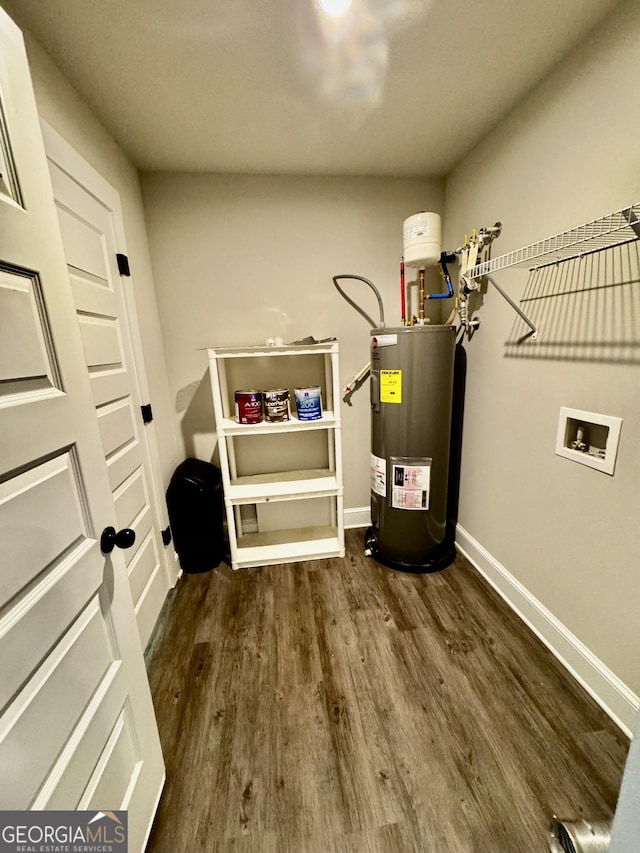 1037 E Doyle St, Toccoa, GA 30577 - utility room with electric water heater