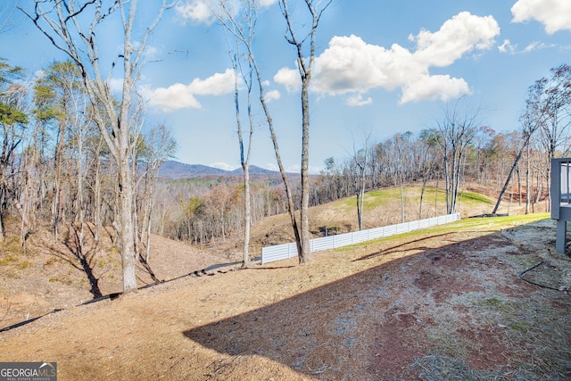 350 Pea Ridge Rd, Ball Ground, GA 30107 - view of yard with a mountain view
