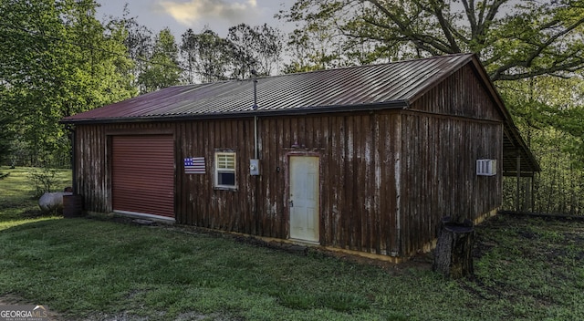 view of outbuilding with an outdoor structure