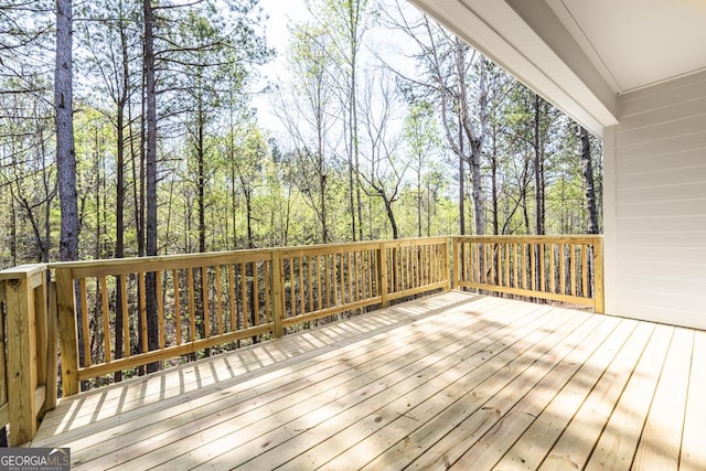 view of deck