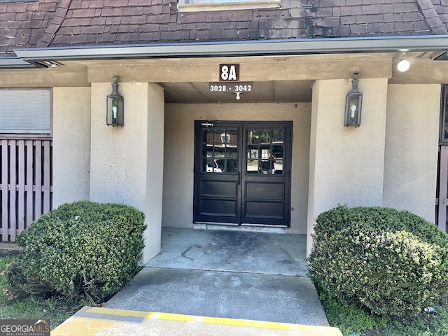 3038 Parc Lorraine, Lithonia, GA 30038 - doorway to property with stucco siding