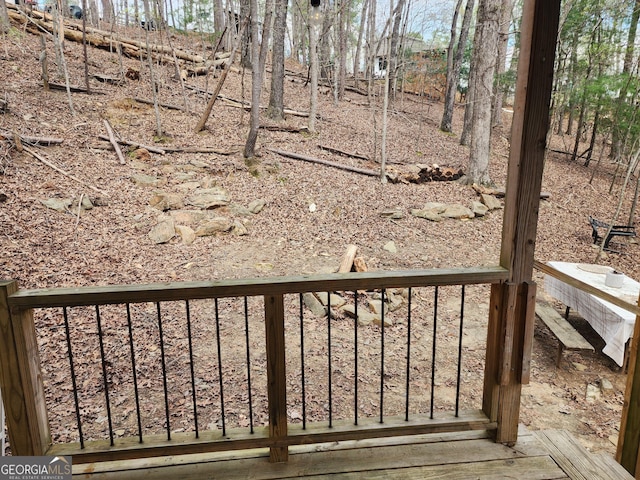 84 27th St, Ellijay, GA 30540 - view of deck