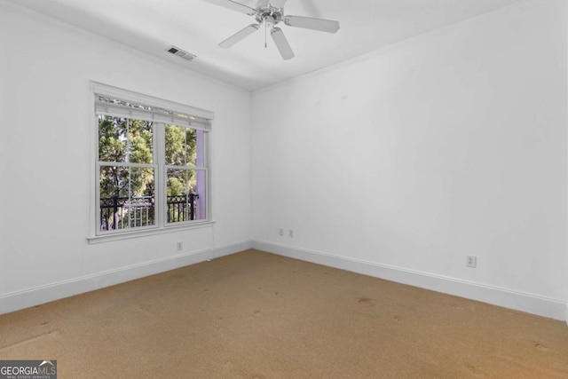 11 Perimeter Ctr E Unit 1404, Atlanta, GA 30346 - carpeted spare room featuring baseboards and ceiling fan