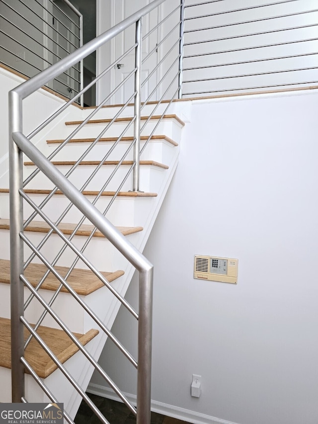 view of stairs