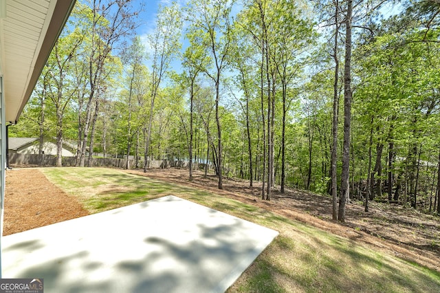 100 N Stewart Ln, Griffin, GA 30224 - view of yard with a view of trees and fence