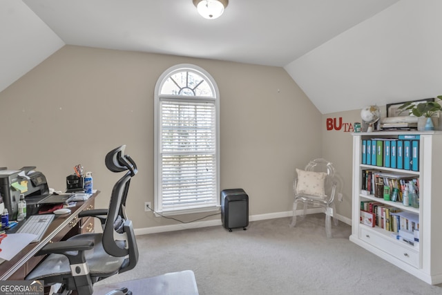 1812 Mountain Lake Dr NW, Kennesaw, GA 30152 - office space featuring lofted ceiling and carpet