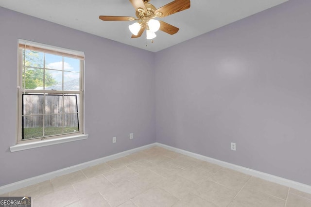 210 Preakness Dr, Hinesville, GA 31313 - empty room with baseboards and a ceiling fan