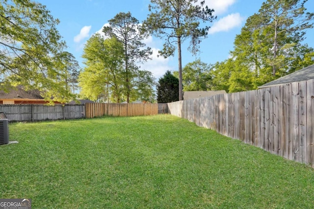 210 Preakness Dr, Hinesville, GA 31313 - view of yard with a fenced backyard