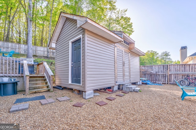 11 Bush Arbor Pl SW, Rome, GA 30165 - view of outbuilding featuring an outbuilding and a fenced backyard