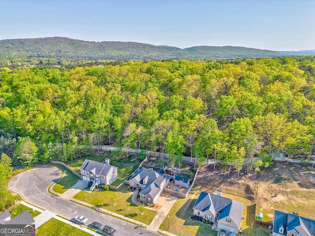 11 Bush Arbor Pl SW, Rome, GA 30165 - aerial view featuring a wooded view and a mountain view