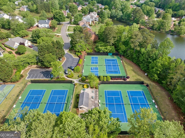 1330 Badingham Dr, Cumming, GA 30041 - drone / aerial view of a large body of water and a tree filled landscape