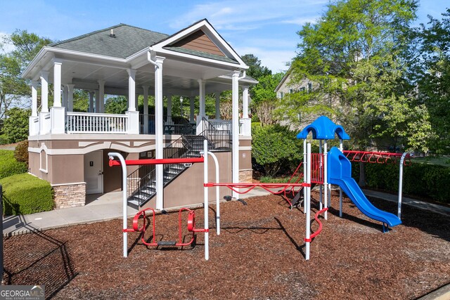 1035 Bridle Path Dr, Lawrenceville, GA 30045 - community play area featuring stairway