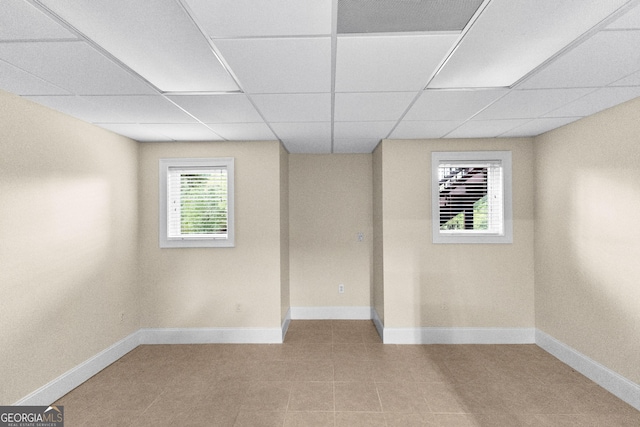 12 Arbor Shrs, Newnan, GA 30265 - basement with a paneled ceiling