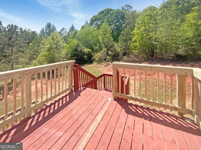view of deck