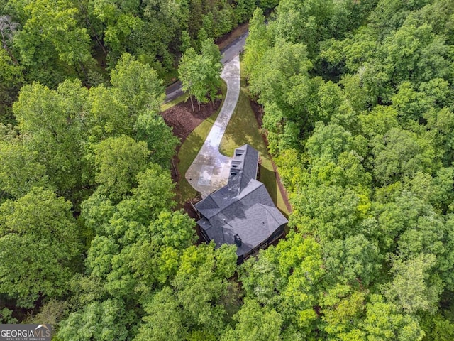 448 Golden Bear Pass, Dahlonega, GA 30533 - drone / aerial view of a forest