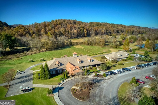 448 Golden Bear Pass, Dahlonega, GA 30533 - bird's eye view of a heavily wooded area