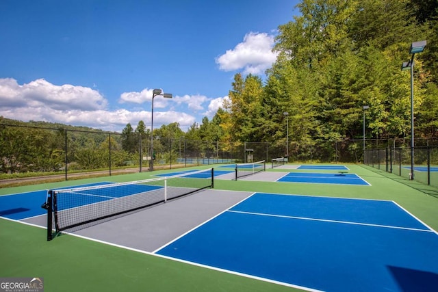 448 Golden Bear Pass, Dahlonega, GA 30533 - view of tennis court with community basketball court