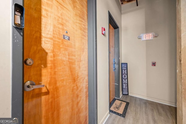 view of entrance to property