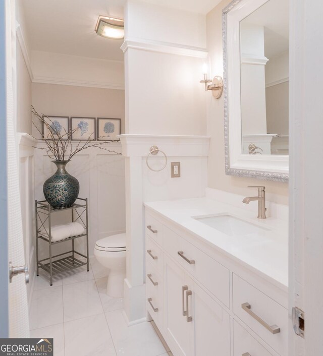 3411 Ponderosa Rd, Portal, GA 30450 - bathroom featuring tile patterned floors and vanity
