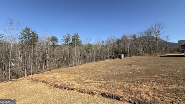 view of local wilderness featuring a wooded view