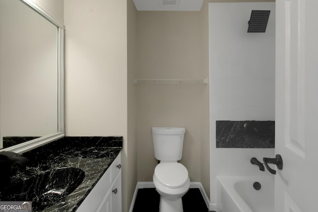6048 Golf View Xing, Locust Grove, GA 30248 - bathroom featuring vanity and washtub / shower combination