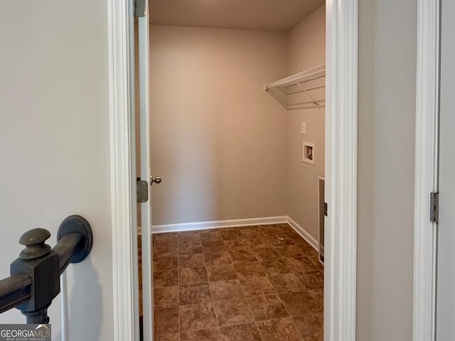121 Birch River Ct, Dallas, GA 30132 - laundry area featuring laundry area, washer hookup, and baseboards