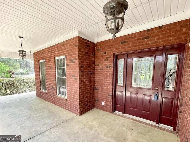 293 N Avery Rd NW, Rome, GA 30165 - entrance to property with brick siding and covered porch