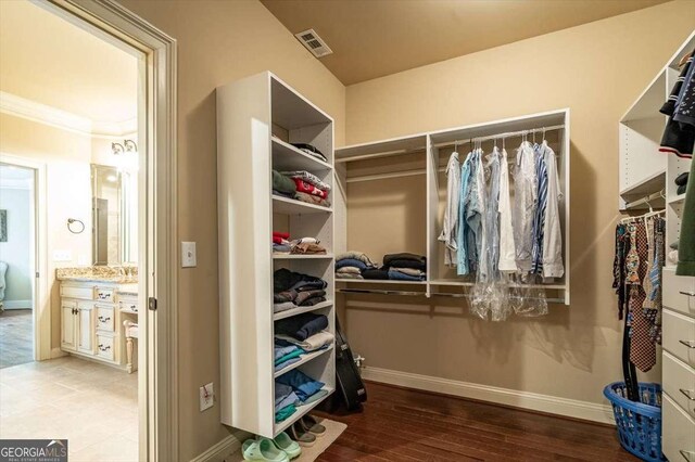 1786 Cambridge Sq, Watkinsville, GA 30677 - spacious closet with wood finished floors and visible vents