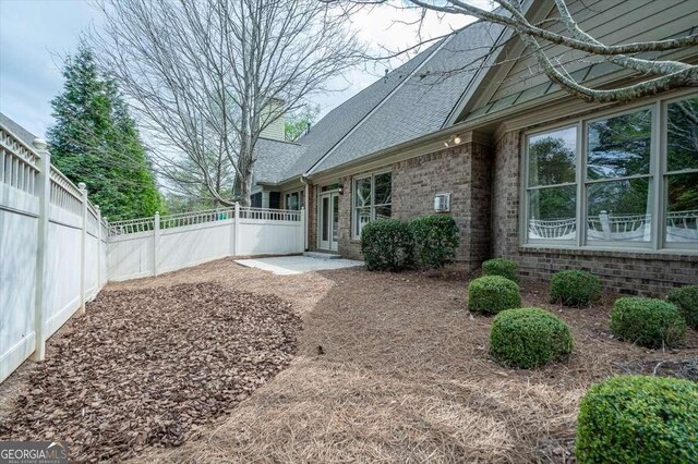 1786 Cambridge Sq, Watkinsville, GA 30677 - view of yard featuring a fenced backyard