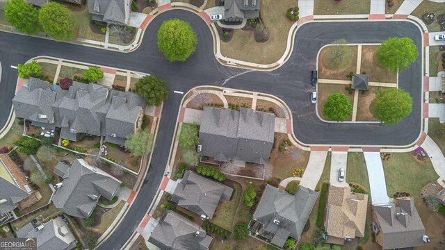1786 Cambridge Sq, Watkinsville, GA 30677 - drone / aerial view featuring a residential view