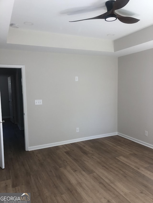 2303 12th Ave, Valley, AL 36854 - unfurnished room with baseboards, ceiling fan, and wood finished floors