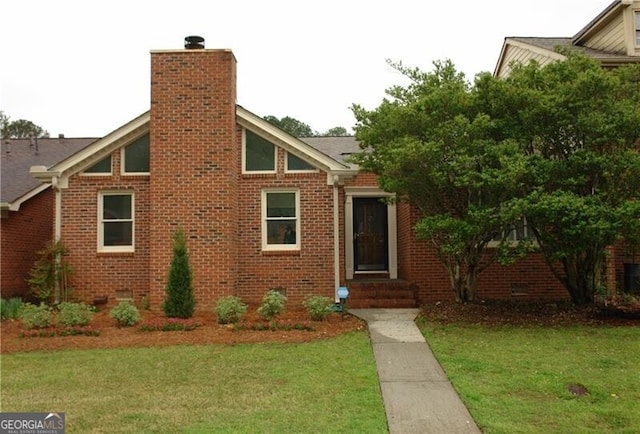 4631 Calumet Cir, Duluth, GA 30096 - view of front of property with brick siding and a front lawn