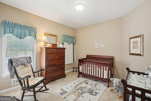 2545 Amberbrook Ln, Grayson, GA 30017 - carpeted bedroom with baseboards