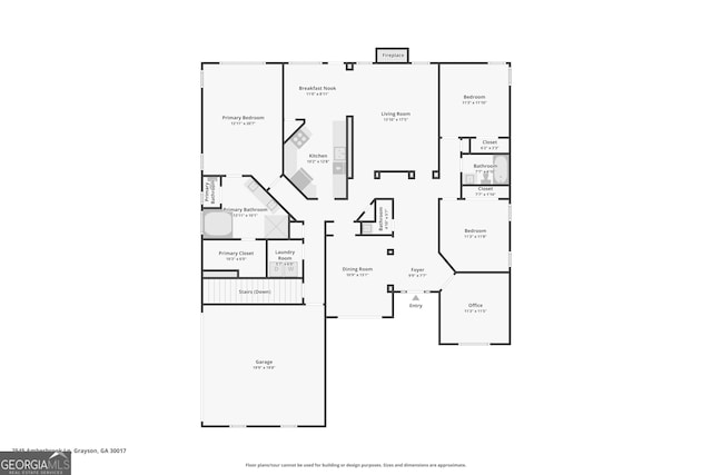 2545 Amberbrook Ln, Grayson, GA 30017 - plan